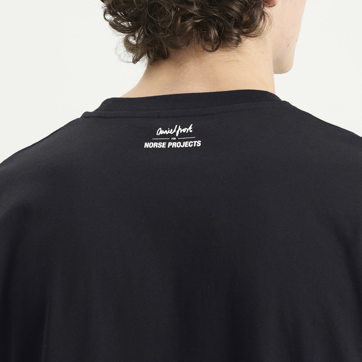 Norse Projects Men's x Daniel Frost Map Master Print T-shirt in Dark Navy