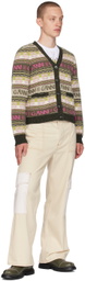 GANNI Multicolor Jacquard Cardigan