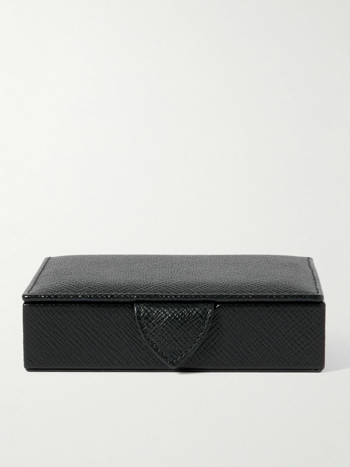 SMYTHSON - Small Panama Cross-Grain Leather Trinket Box