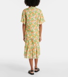 Marni Floral linen bowling shirt
