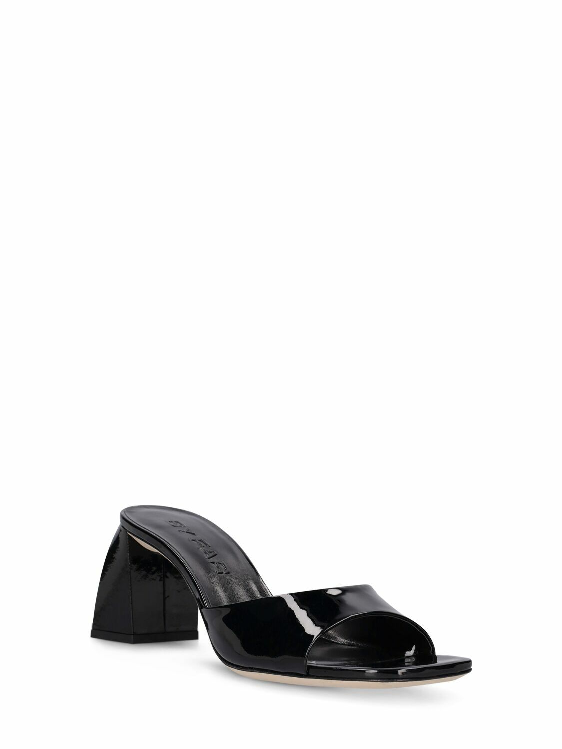 BY FAR - 70mm Romy Patent Leather Mules By Far