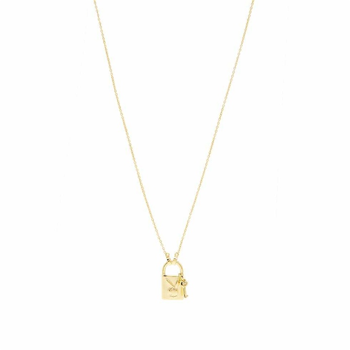 Photo: Oceanus Women's Lock & Key Playboy Necklace in Gold