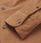 Ermenegildo Zegna - Slim-Fit Cotton-Corduroy Shirt - Camel