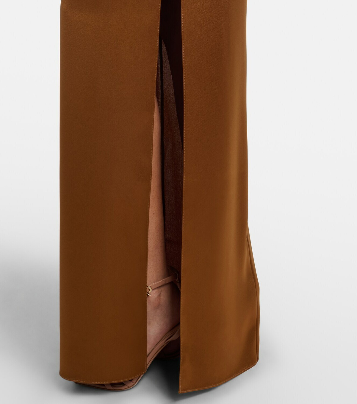 Galvan Satin bustier gown