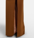 Galvan Satin bustier gown