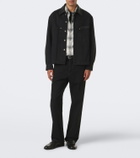 Sunspel Checked cotton flannel shirt