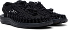 KEEN Black UNEEK Sandals