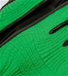 Bottega Veneta - Leather-trimmed gloves