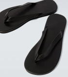Auralee Leather thong sandals