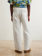 Cherry Los Angeles - Straight-Leg Linen Trousers - White
