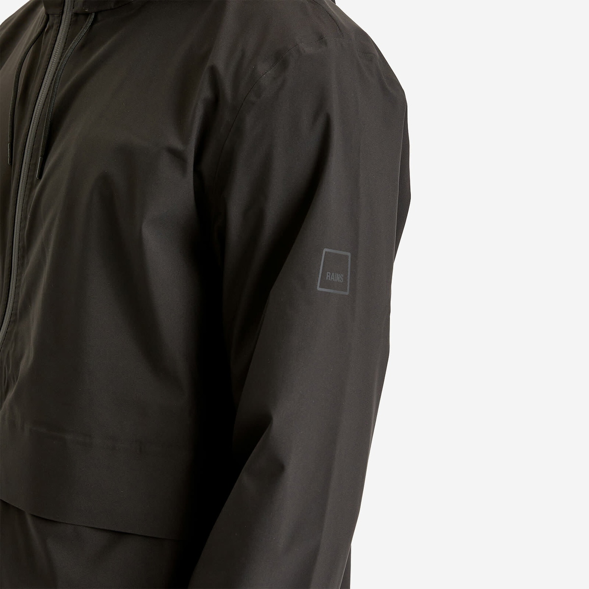 Rains Men's Suva Hardshell Long Jacket in Black