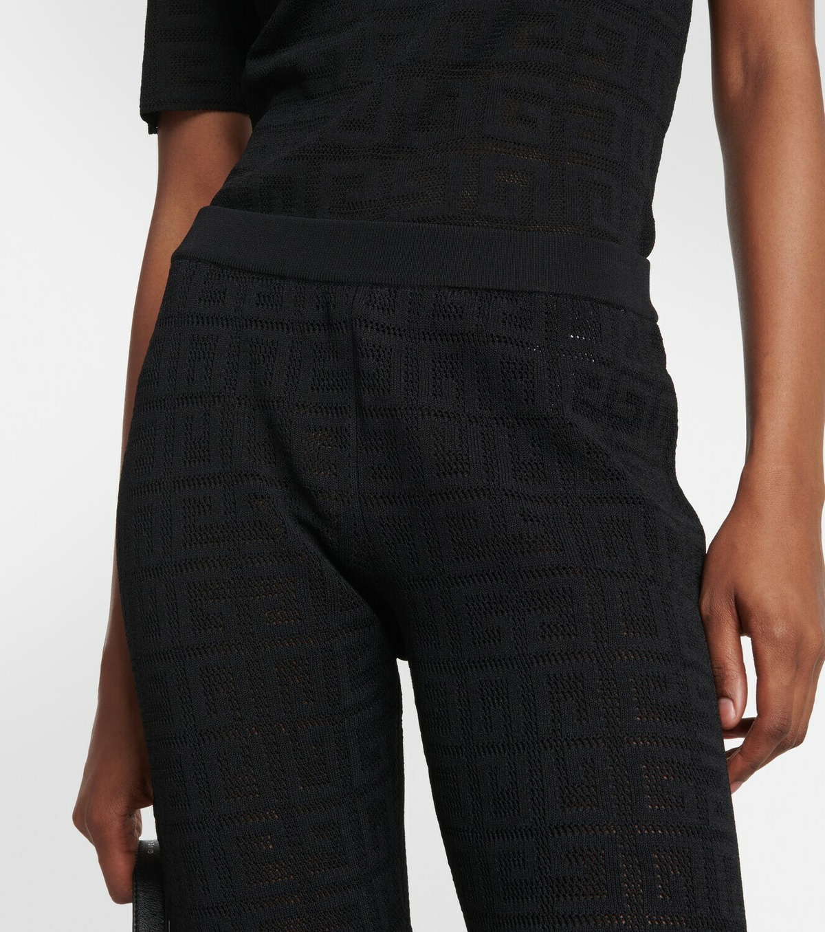 Givenchy 4G jacquard flared pants