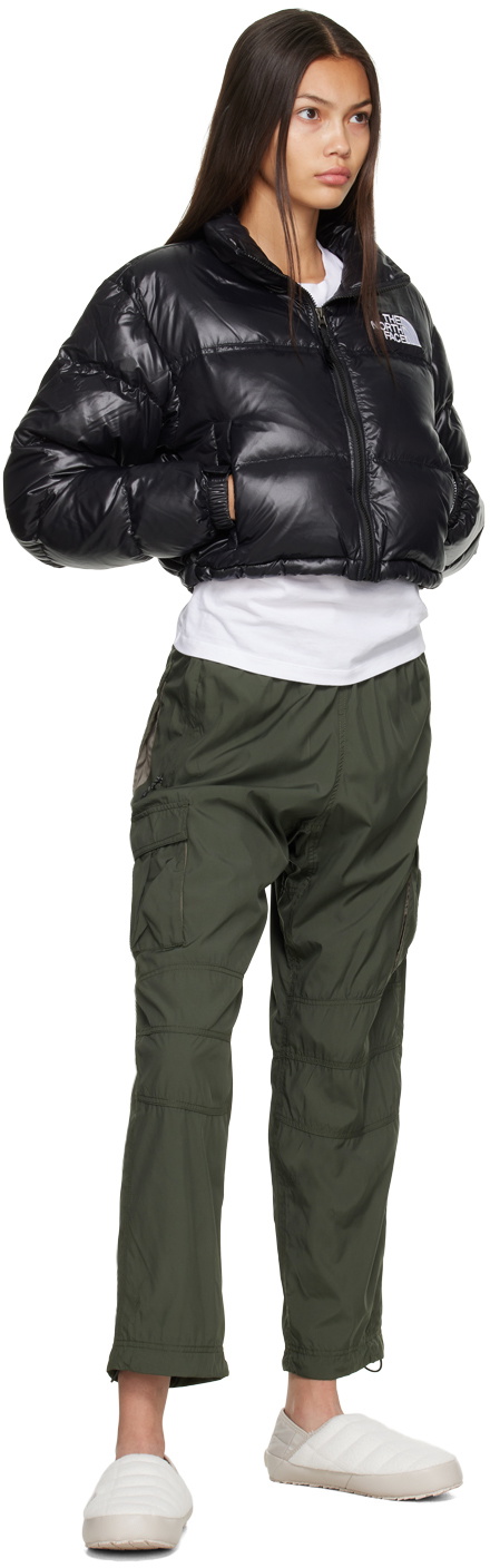 ダウンジャケット・コート [24FW NorthFace] W'S LEATHER NUPTSE DOWN JACKET RDS - BLACK The North Face Black Nuptse Short Down Jacket The North Face