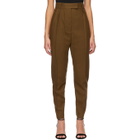 Haider Ackermann Brown Wool Meditation Trousers