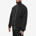 Jil Sander Men's Full Zip Knit in Black