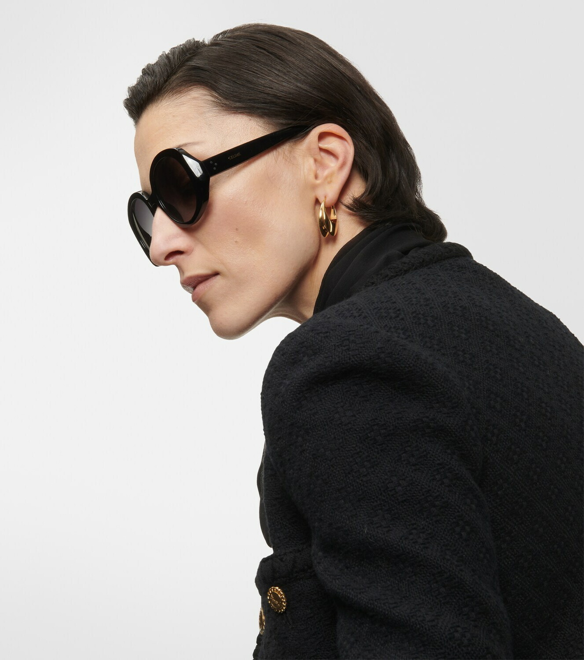 サングラス Celine Eyewear Bold oversized sunglasses Celine Eyewear Bold oversized sunglasses Celine