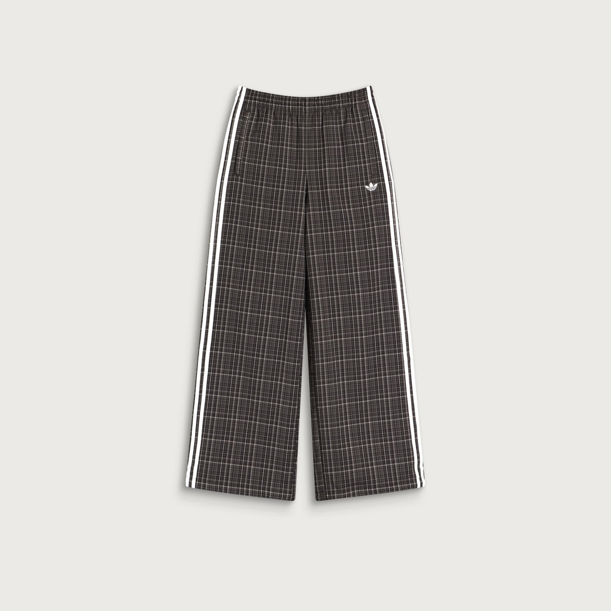 Adidas Women's Check Track Pant in Night Brown