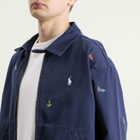 Polo Ralph Lauren Men's Flag Windbreaker Jacket in Navy