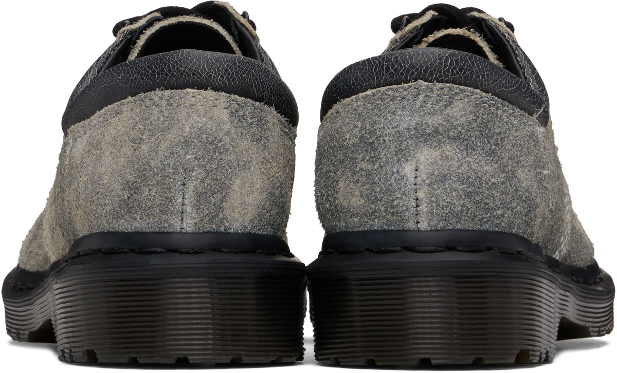 Dr. Martens Textured Gray Derbys Dr. Martens x Raf Simons Keaton Raf 2 Steel Toe Derby The  main image 4