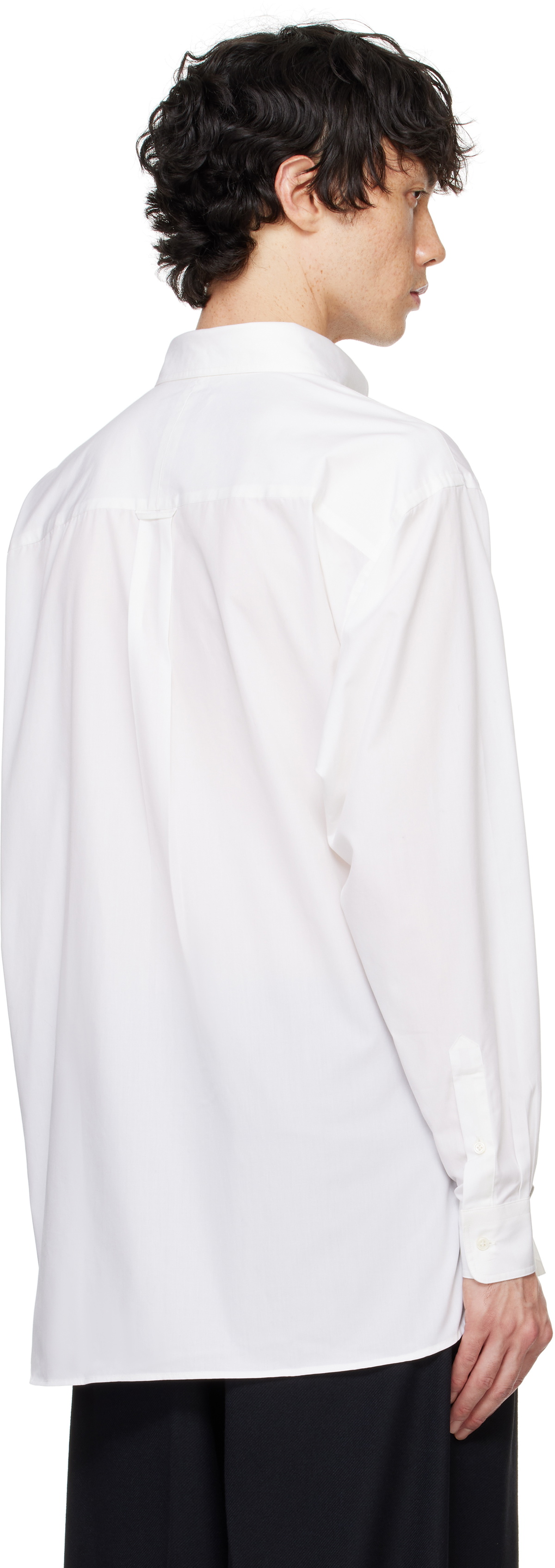 RAINMAKER KYOTO White Long Point Collar Dougi Shirt RAINMAKER KYOTO