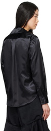 Black Comme des Garçons Black Peter Pan Collar Shirt