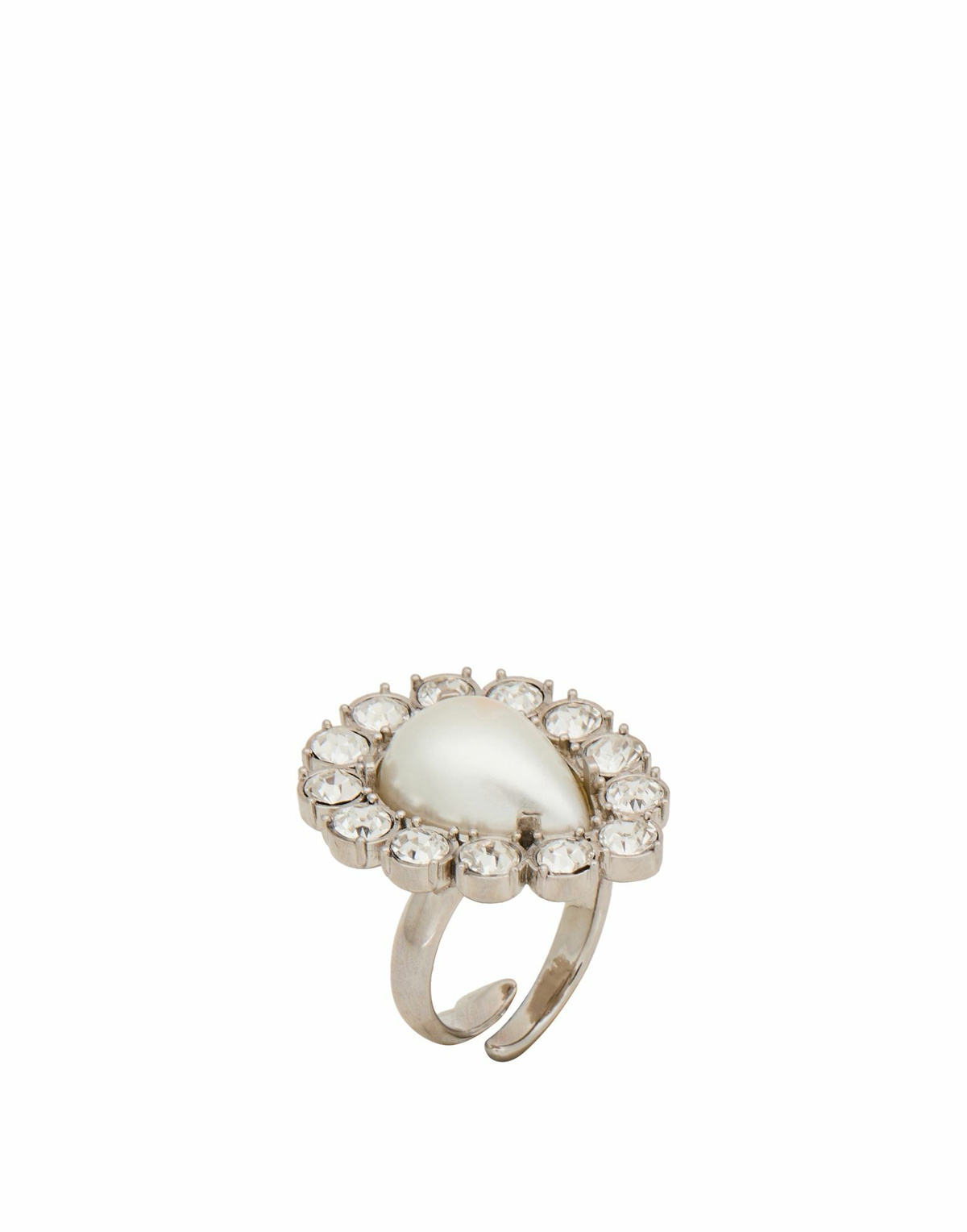 Alberta Ferretti Womens Ring in White