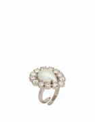 Alberta Ferretti Womens Ring in White