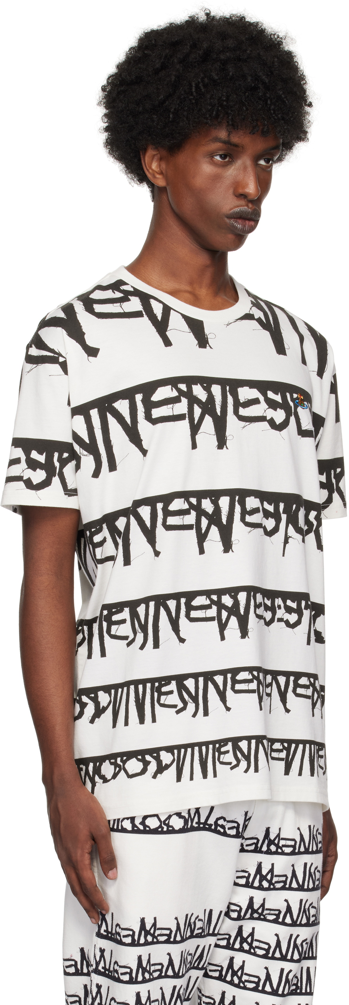 Vivienne Westwood White & Black Classic T-shirt Vivienne Westwood