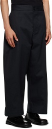 SAGE NATION Black Cropped Trousers