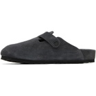 Birkenstock Gray Regular Boston Slip-on Loafers