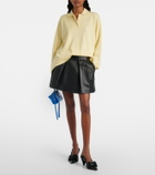 Loewe Double L cashmere and silk-blend polo sweater