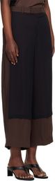 UNDERCOVER Brown & Black UP1F1510-2 Trousers