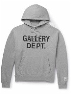 Gallery Dept. - Logo-Print Cotton-Jersey Hoodie - Gray