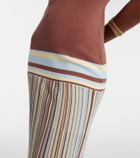 Faithfull Citara striped cotton-blend maxi dress