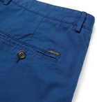 Hugo Boss - Crigan Stretch-Cotton Twill Shorts - Men - Blue