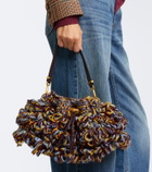 Jimmy Choo Cinch Medium knitted shoulder bag