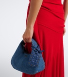 Ganni Mini denim tote bag