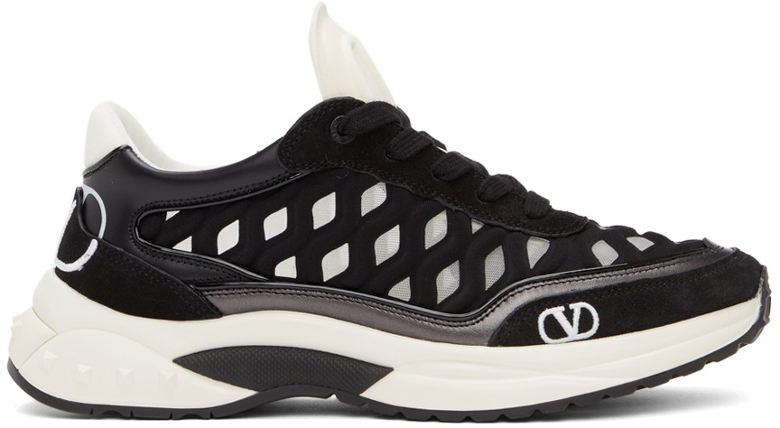 Valentino【関税込】READY GO RUNNER スニーカー Valentino Garavani Black Ready Go Runner Low Sneakers