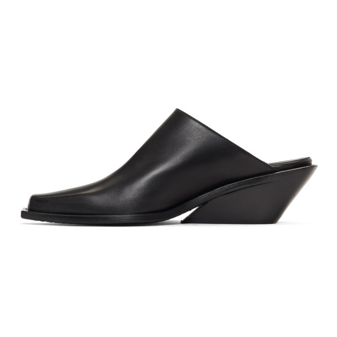 Ann Demeulemeester SSENSE Exclusive Black Wedge Mules Ann