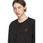 McQ Alexander McQueen Black Embroidered Swallow Sweatshirt