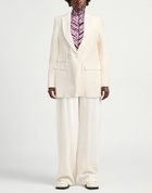 Isabel Benenato Womens Blazer Ivory