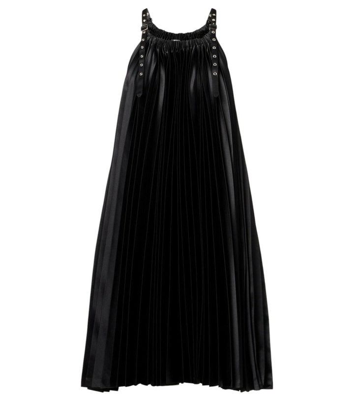 Photo: Noir Kei Ninomiya Pleated faux leather minidress
