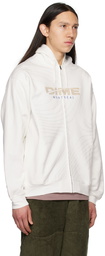 Dime White Speedy Zip Hoodie