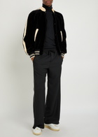 Valentino Garavani Drawstring Twill Track Pants Black