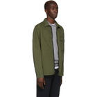 Stone Island Green Canvas Overshirt