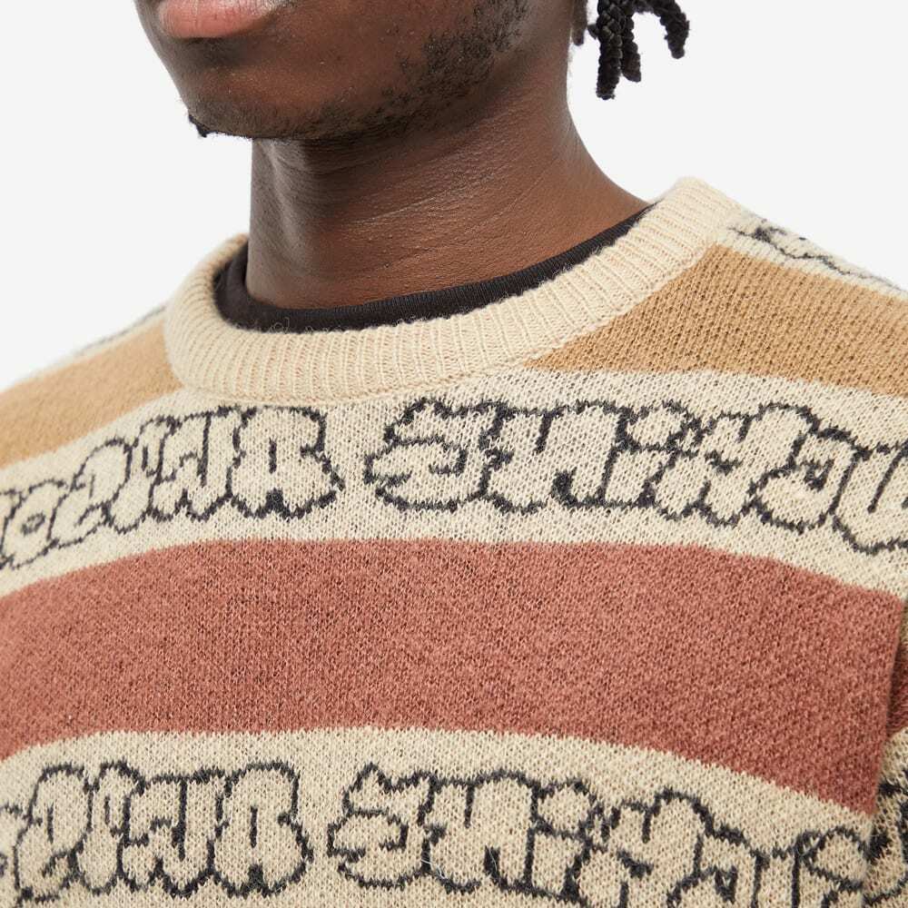 Fucking Awesome Men's Inverted Wanto Crew Knit in Tan/Multi