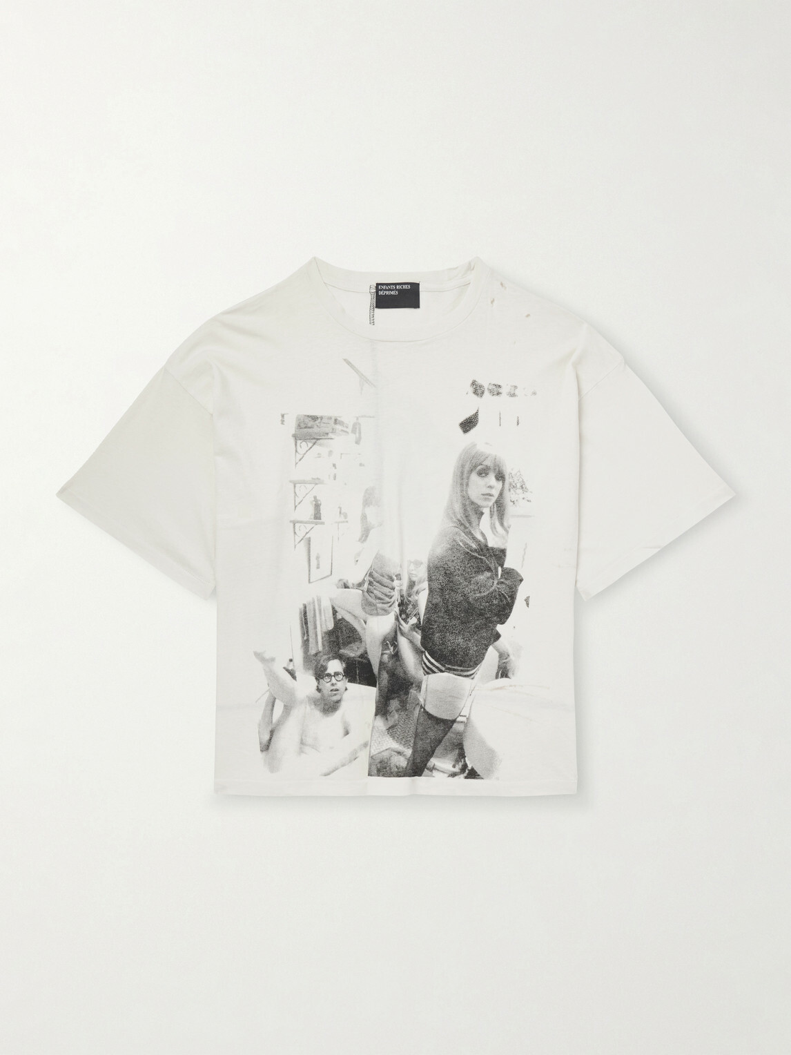 Enfants Riches Déprimés - Ivan's Childood Printed Cotton-Jersey T-Shirt - White