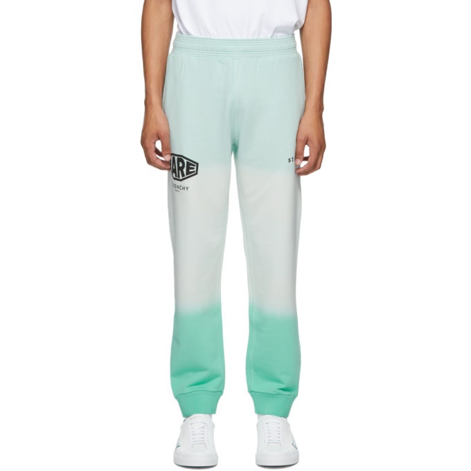 Photo: Givenchy Green Faded Effect Studio Homme Lounge Pants