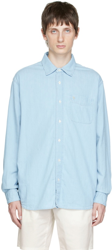 Photo: Nudie Jeans Blue Filip Casual Shirt