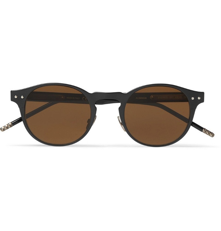 Photo: Bottega Veneta - Round-Frame Coated-Aluminium and Acetate Sunglasses - Men - Black
